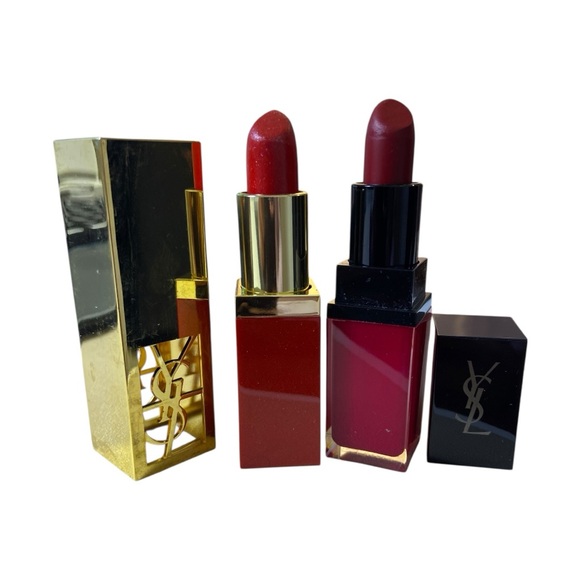 Yves Saint Laurent Lipstick Duo — Rouge Pure Shine + Rouge Personnel - Picture 3 of 6